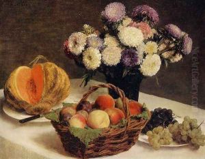 Flowers and Fruit, a Melon