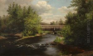 Covered Bridge, Pennsylvania by Clawson Shakespeare Hammitt