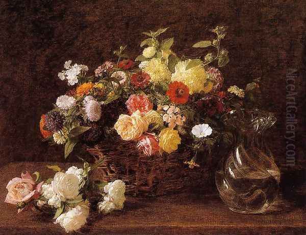 Basket of Flowers - view 1
