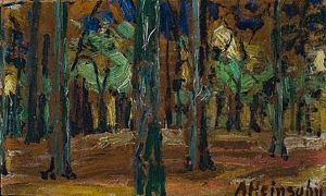 Herbstwald by Alfred Heinsohn