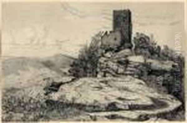 Ruine Trifels Bei Annweiler In Der Rheinpfalz - view 1
