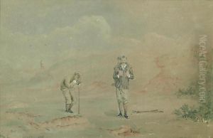 Golfing Scene by Francis Powell Hopkins