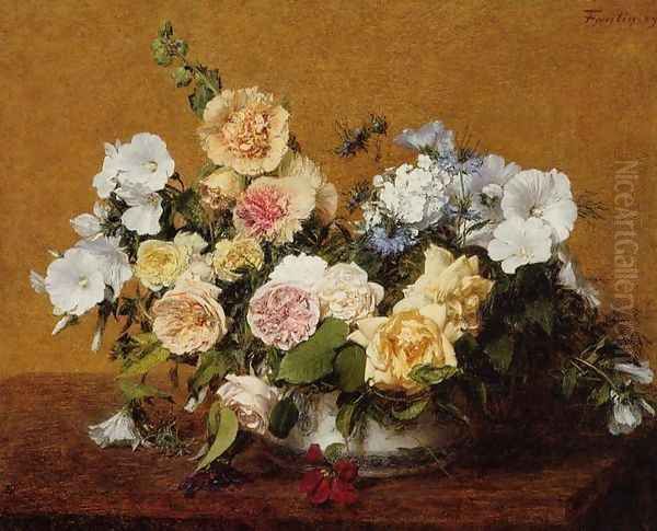 Bouquet of Roses and Other Flowers - view 1