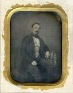 Portrait D'homme by Adolphe Humbert De Molard