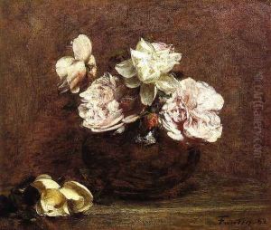 Roses de Nice by Ignace Henri Jean Fantin-Latour