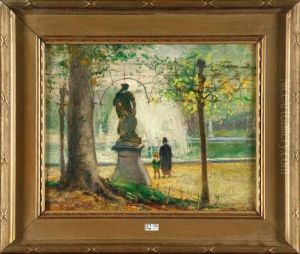 Coin Du Parc De Bruxelles Anime by Frederic Jomouton