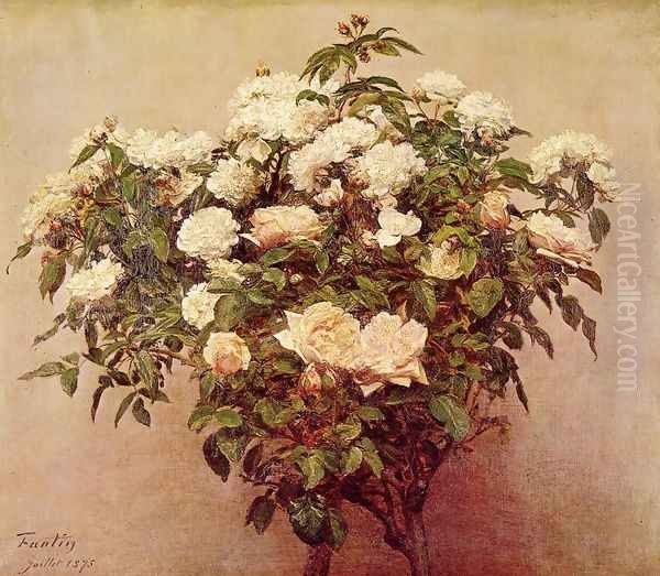 Rose Trees - White Roses - view 1