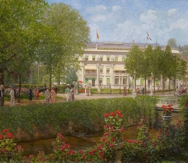 A Spa Garden In Baden Baden - view 1