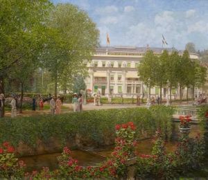 A Spa Garden In Baden Baden