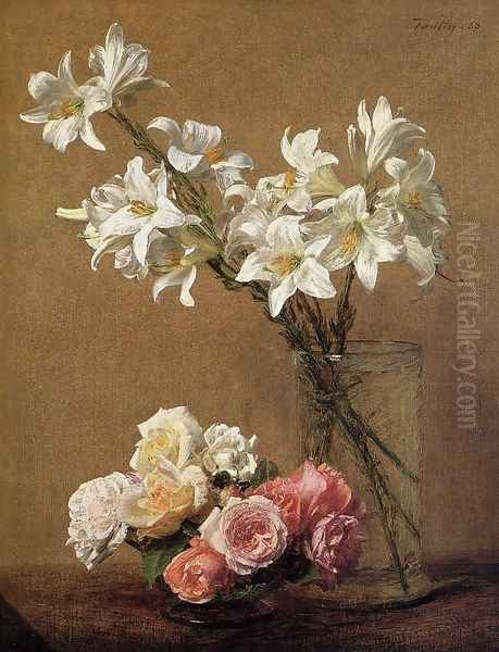 Roses and Lilies - view 1