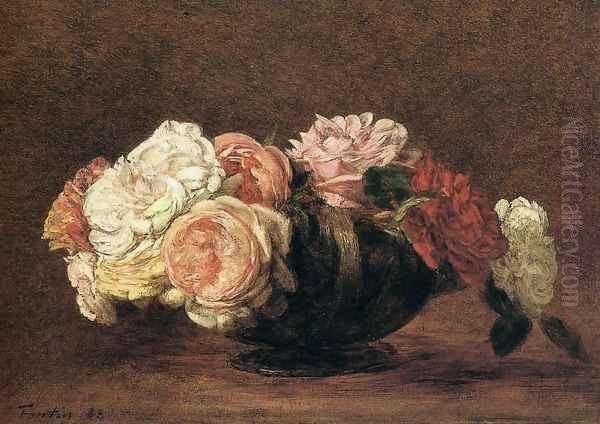 Roses in a Bowl - view 1