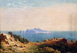 Veduta Di Capri Da Punta Campanella by Johanne Krebs