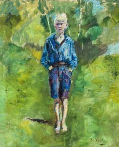 Standing Boy by Othilia, Oda Krohg