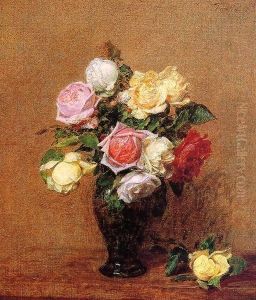 Roses VII by Ignace Henri Jean Fantin-Latour