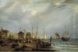 The Bustling Quays And Foreshore At Old Dover Harbour