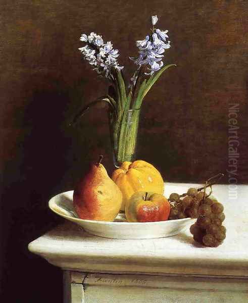Still Life: Hyacinths and Fruit - view 1
