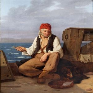 En Fisker by Peter Julius Larsen