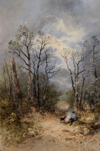 Le Repos Du Chasseur by Gabriel Hippolyte Le Bas