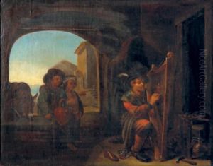 Le Restaurateur De Harpe by Le Maitre Des Corteges