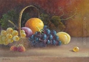 Still Lifes Of Fruit by John Hardwicke Lewis