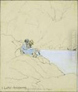 Hochzeitsparchen Auf Capri by Heinrich Lotter
