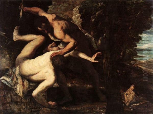 Cain slaying Abel - view 1