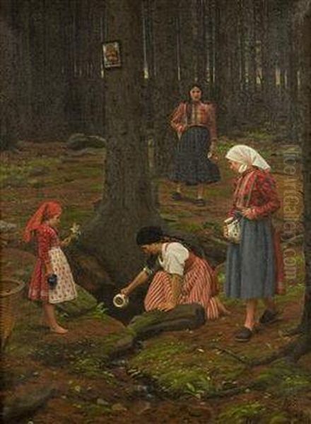 At A Spring - view 1