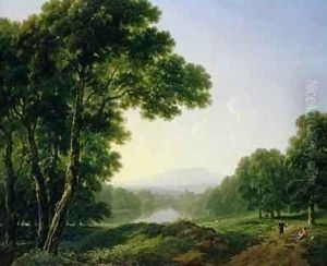 Lismore Castle Waterford Ireland by James Arthur O'Connor