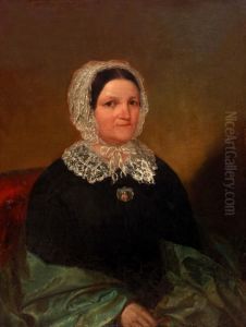 Lady In A Lace Bonnet by Quido Manes