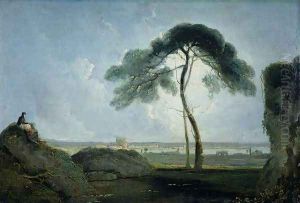 Italian Landscape with Stone Pine by Richard Wilson