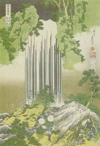 Yoro Waterfall in Mino Province (Mino no kuni Yoro no taki)