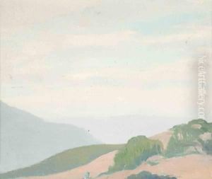 Landscape With Hills by Frank Howard Marshall