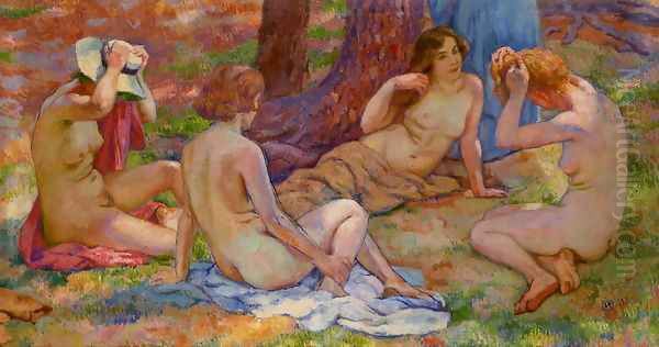 Four Bathers - view 1