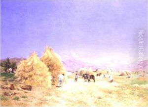 Pressing The Wheat In Provence