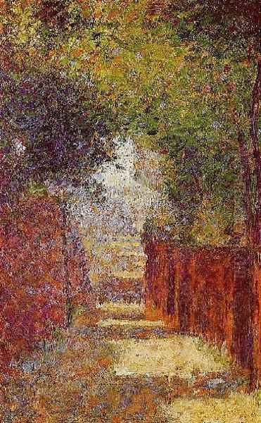 Rue Saint Vincent Montmartre In Spring - view 1