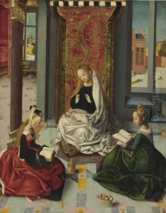 The Virgin And Child With Saints Mary Magdalene And Dorothy