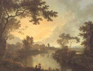 A view of the River Dee near Eaton Hall A view of the River Dee near Eaton Hall
