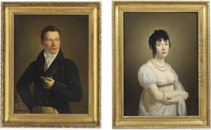 Portrait Of A Gentleman by Giuseppe Mazzola Di Valduggia