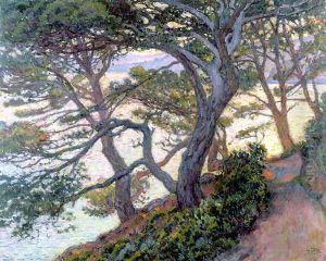 Pines of Rayol by Theo van Rysselberghe