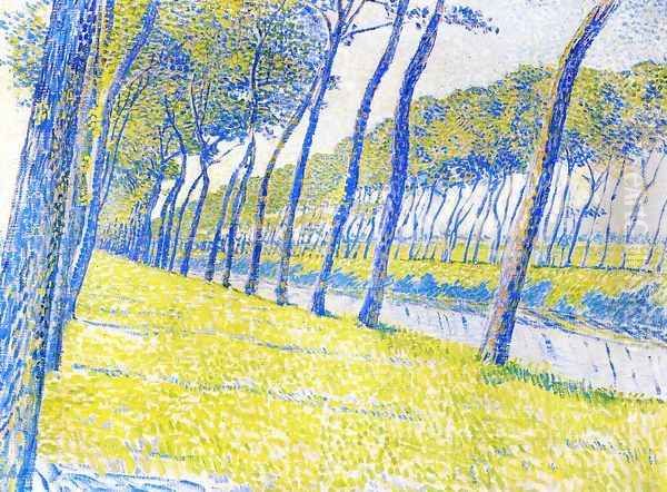 Canal in Flanders I - view 1