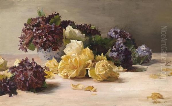 Roses And Violets - view 1