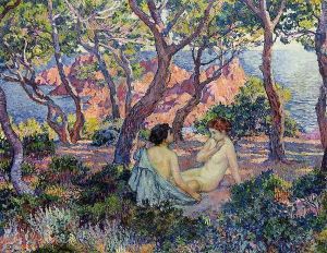 In the Shade of the Pines by Theo van Rysselberghe
