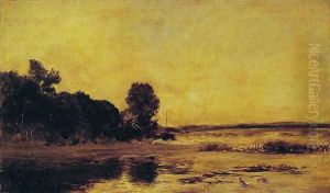 By the Sea by Charles-Francois Daubigny