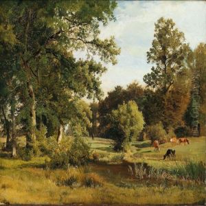 View From Dragsholm Palace Park by Johann Georg Paul Mohr