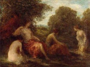 Diana and Her Handmaidens by Ignace Henri Jean Fantin-Latour