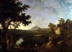 View Near Wynnstay, the Seat of Sir Watkin Williams-Wynn, 1770-71 by Richard Wilson