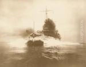 The U.s.s. Connecticut Of The Great White Fleet by Eugene Robert Muller