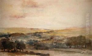 A Distant View of Lowther Castle, Westmorland