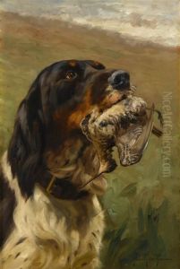 Spaniel With Woodcock