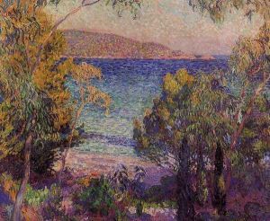 Pines and Eucalyptus at Cavelieri by Theo van Rysselberghe